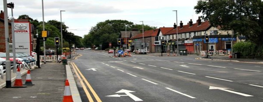 Cone-free – the A56 roadworks are finally finished a week ahead of schedule
