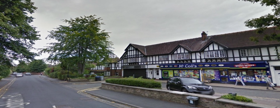 Brooklands newsagent threatened with violence by four men who forced  their way into shop