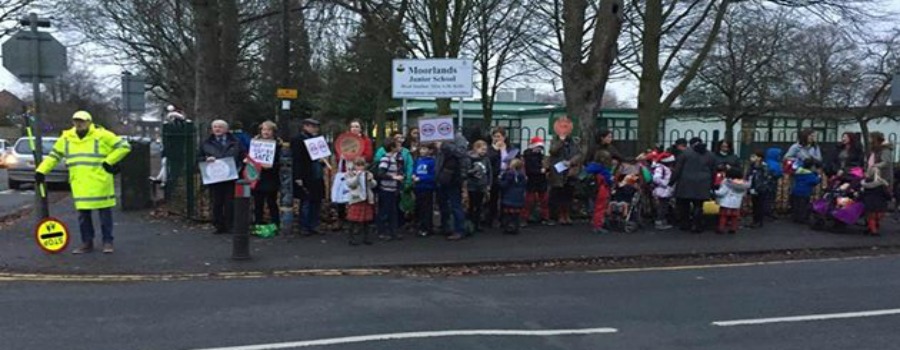 School gate protests to stop Lollipop patrols being taken out of council control