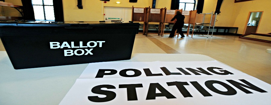 Voters get the chance to cast their vote in Trafford today