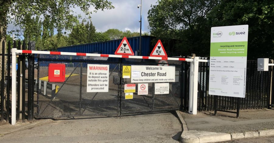 Boost for Sale residents as Chester Road recycling centre is set to reopen