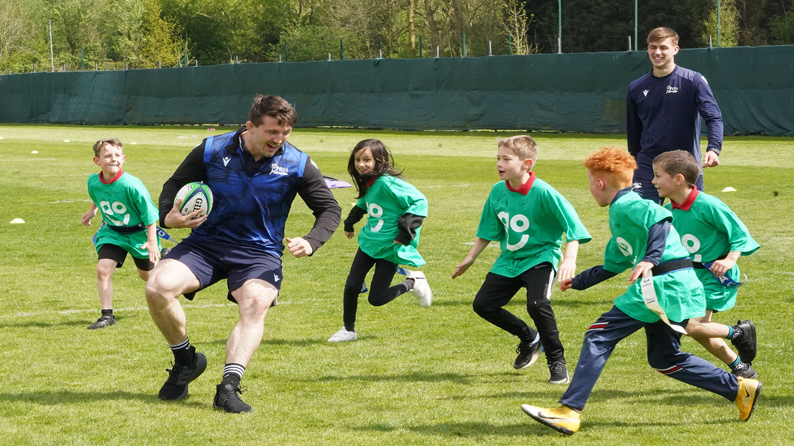 Sale Sharks and AO host rugby tournament for over 450 pupils from across Greater Manchester