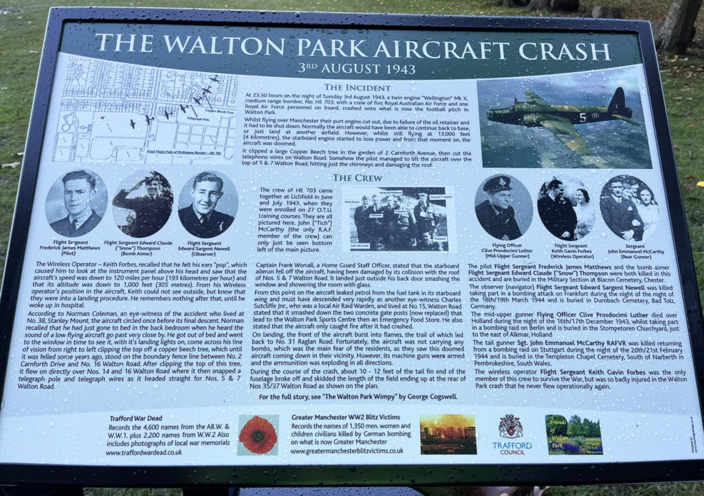 Walton Park war memorial